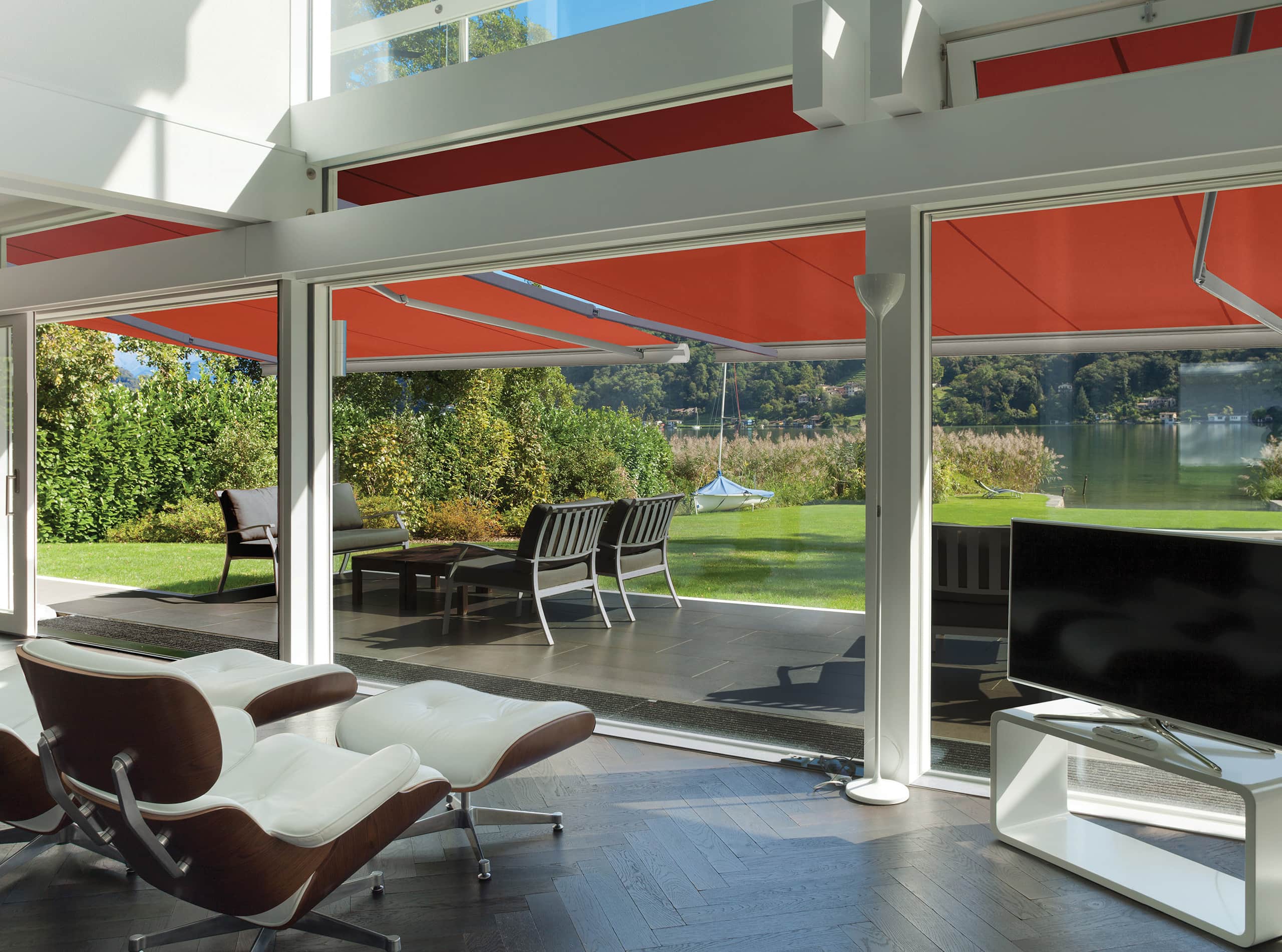 Pro Series Cassette Retractable Awning_Patio View